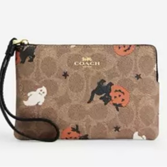 COACH Wristlet HALLOWEEN print - Picture 3 of 3